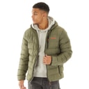 Bench Gaudino Pufferjas met capuchon Heren Khaki