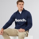 Bench Bluza dresowa z krótkim zamkiem pod szyją dla niego kolor granatowy