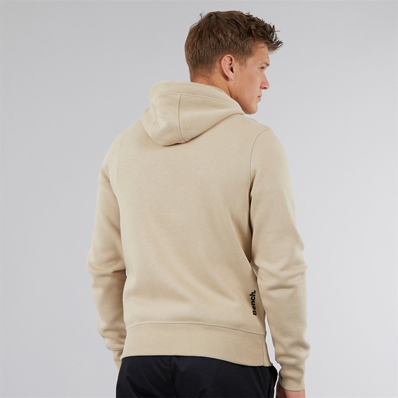 Bench Heren Probert Tonal Logo Hoodie Stone - Afbeelding 2