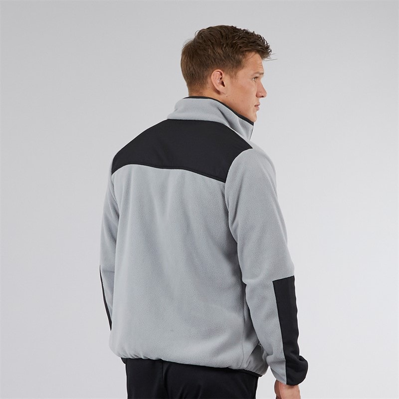 Bench Heren Anders Trechter Nek Fleece Circulair Grijs - Afbeelding 2