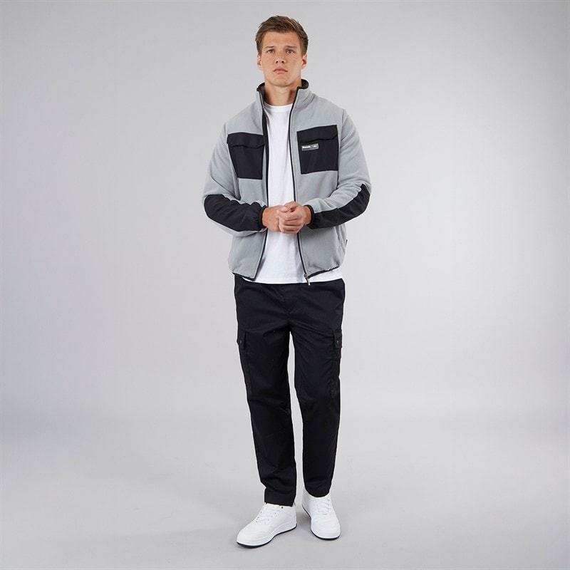 Bench Heren Anders Trechter Nek Fleece Circulair Grijs - Afbeelding 4