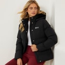 Bench Dames Atha Korte Puffer Jas Zwart