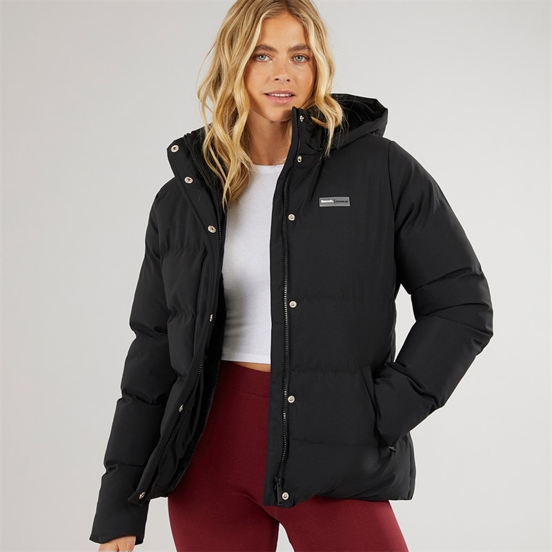 Bench Dames Atha Korte Puffer Jas Zwart - Afbeelding 3