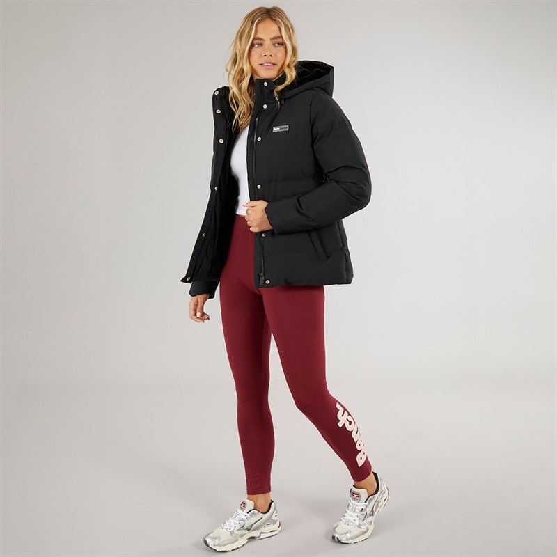 Bench Dames Atha Korte Puffer Jas Zwart - Afbeelding 4