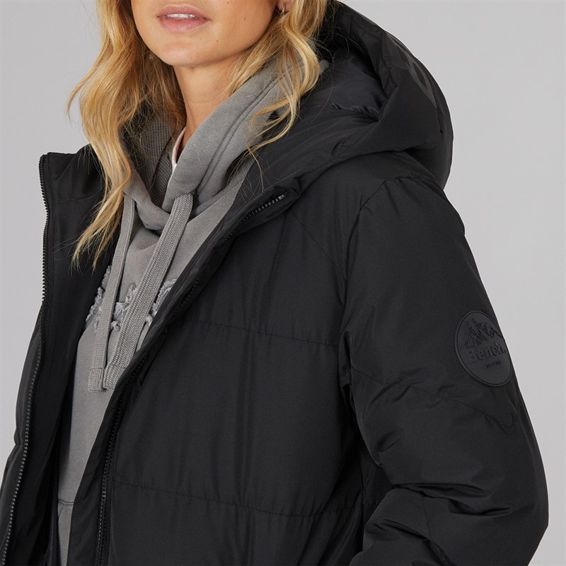 Bench Dames Elli Maxi Lengte Waterdichte Jas Zwart - Afbeelding 3