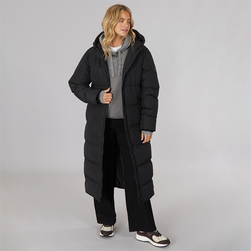 Bench Dames Elli Maxi Lengte Waterdichte Jas Zwart - Afbeelding 4