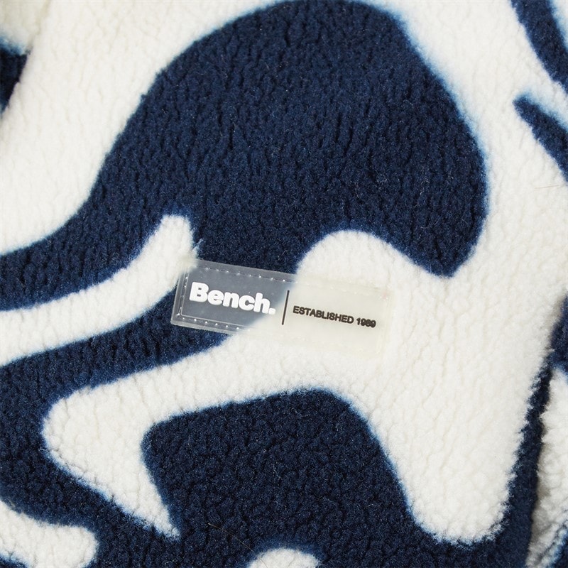 Bench Dames Gorla Borg Fleece Winter wit / Navy Swirl - Afbeelding 5