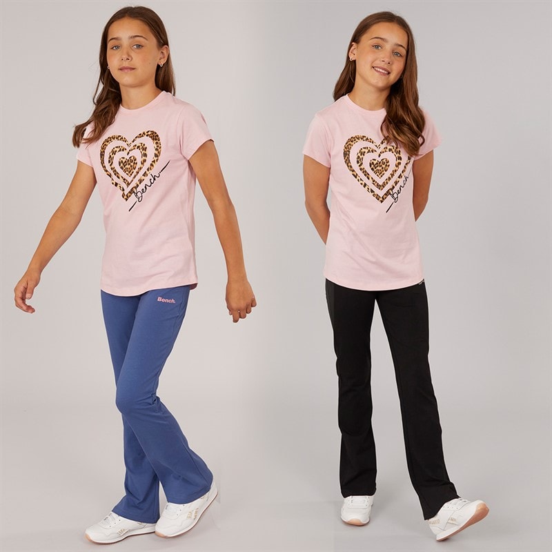 Bench Meisjes Cenio Set van 2 Uitlopende Leggings Licht Marineblauw / Zwart - Afbeelding 3