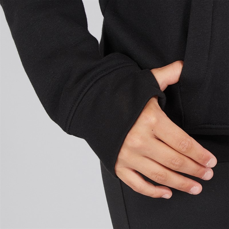Bench Bluza z kapturem dla dziewczynki kolor czarny – zdjęcie  3