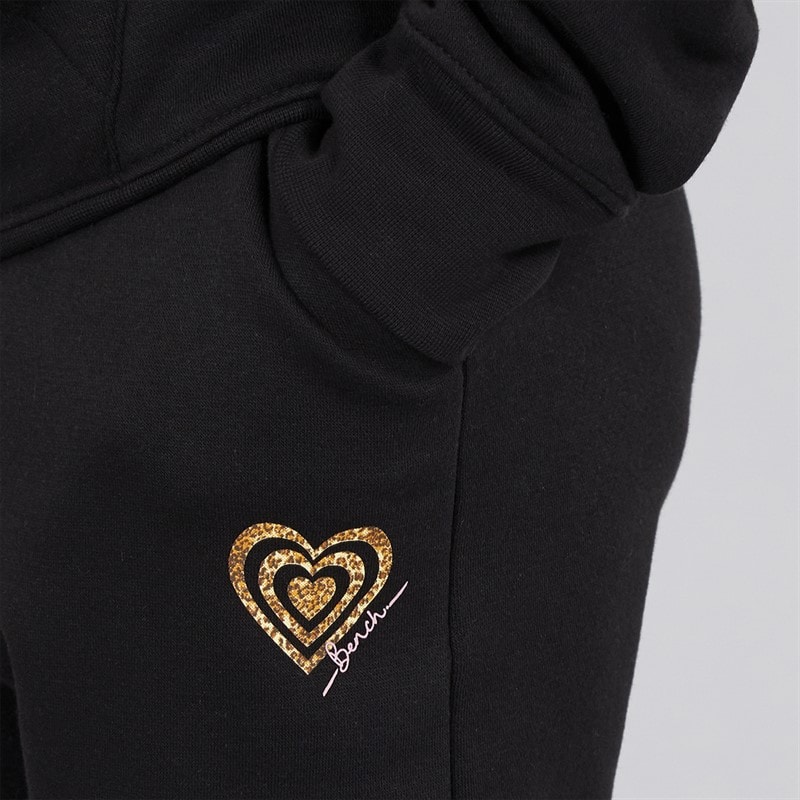 Bench Ensemble de Survêtement Fille Enioa avec sweat à Capuche et jogging Noir - Image 3