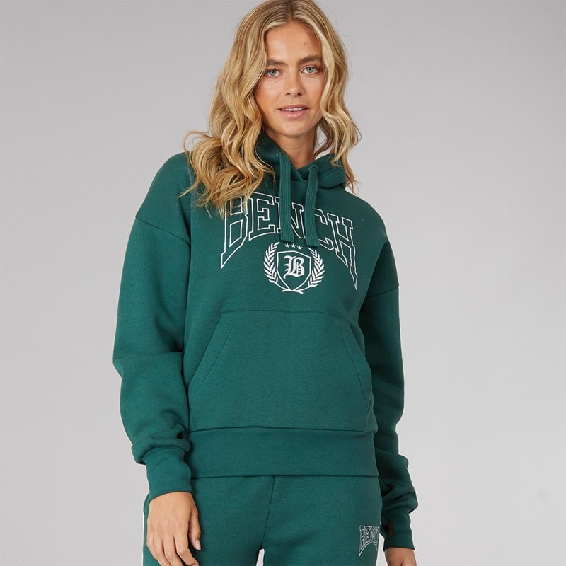 Bench Damen Bartha Kapuzenpullover Tiefes Smaragdgrün - Bild 1