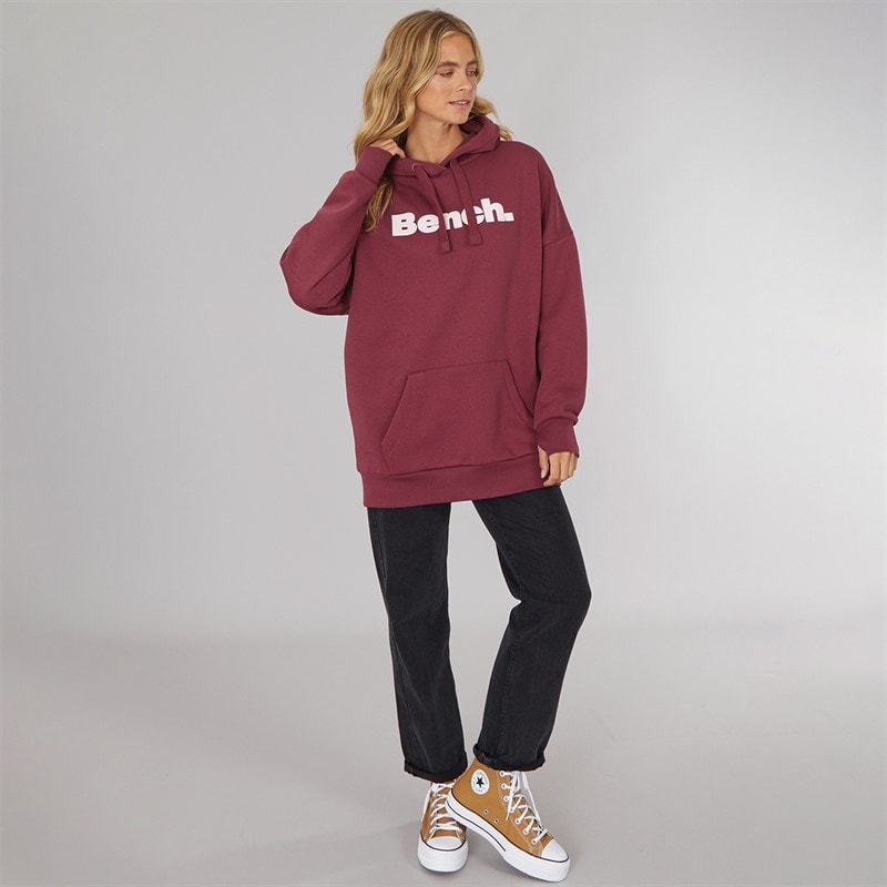 Bench Dames Dayla Oversized Hoodie Bourgogne - Afbeelding 4