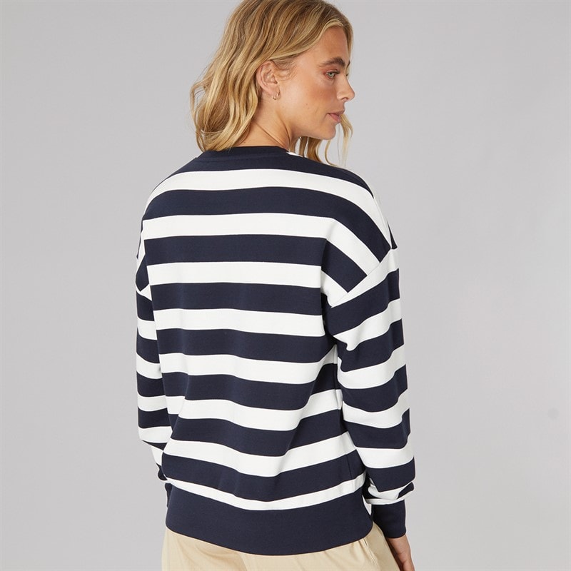 Bench Dames Jaye Sweatshirt Navy Winter Wit - Afbeelding 2