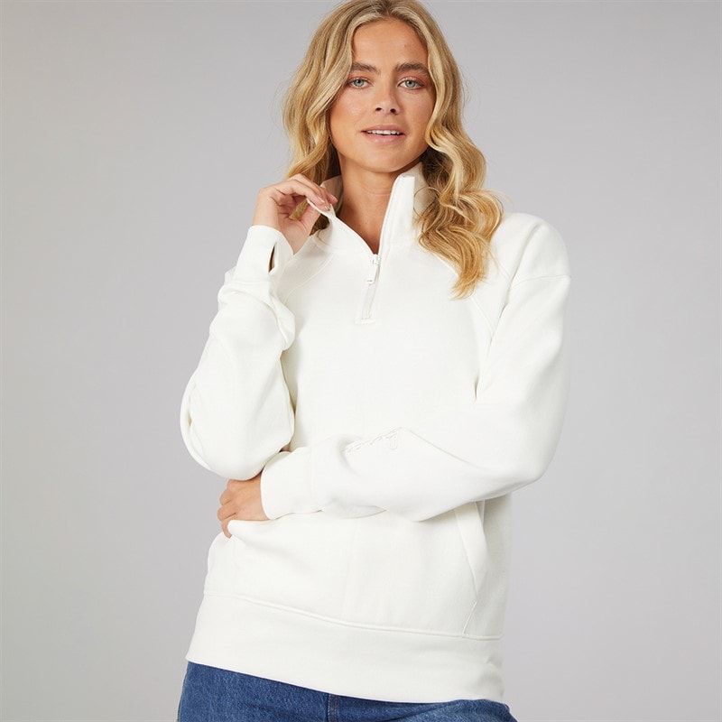Bench Sweat-Shirt Zilia Femme Blanc Hiver