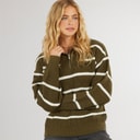 Bench Dames Margita Jumper Donker Olijf