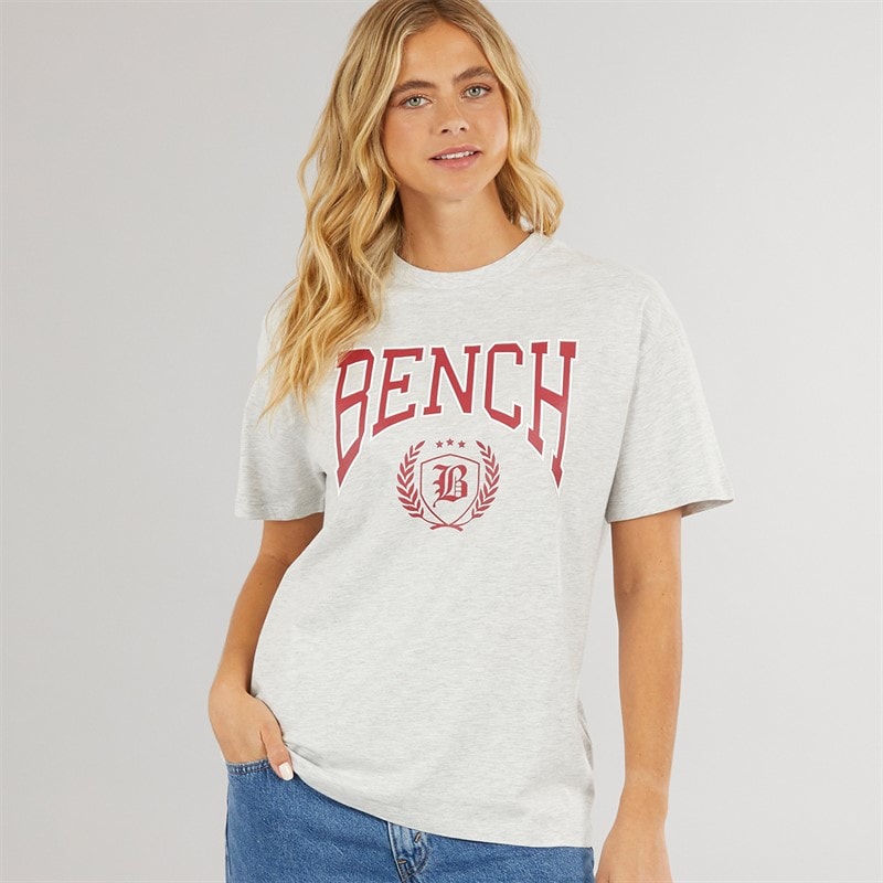 Bench T-shirt Femme Farri Ice Grey Marl - Image 3