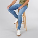 Bench Heren Ralemo Skinny Jeans Midwash