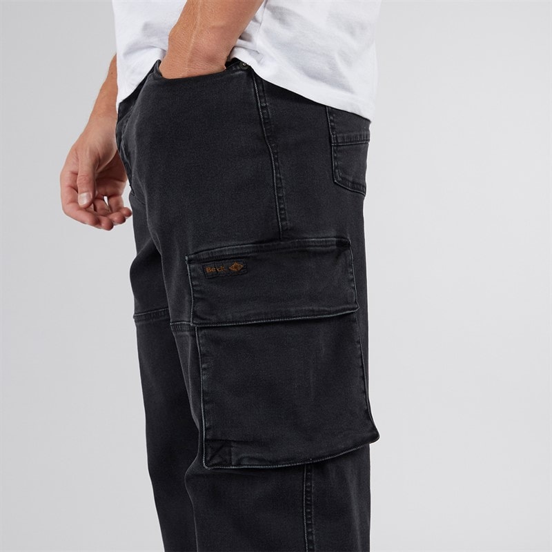 Bench Jeans cargo Serian Homme Noir délavé - Image 3