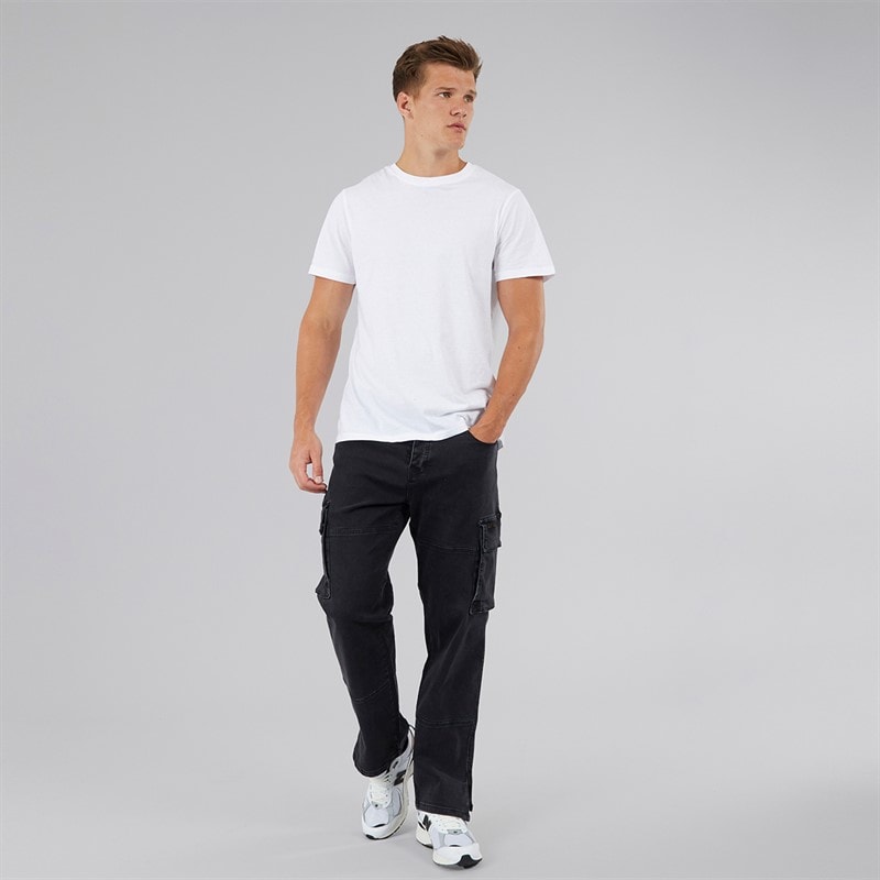 Bench Jeans cargo Serian Homme Noir délavé - Image 4