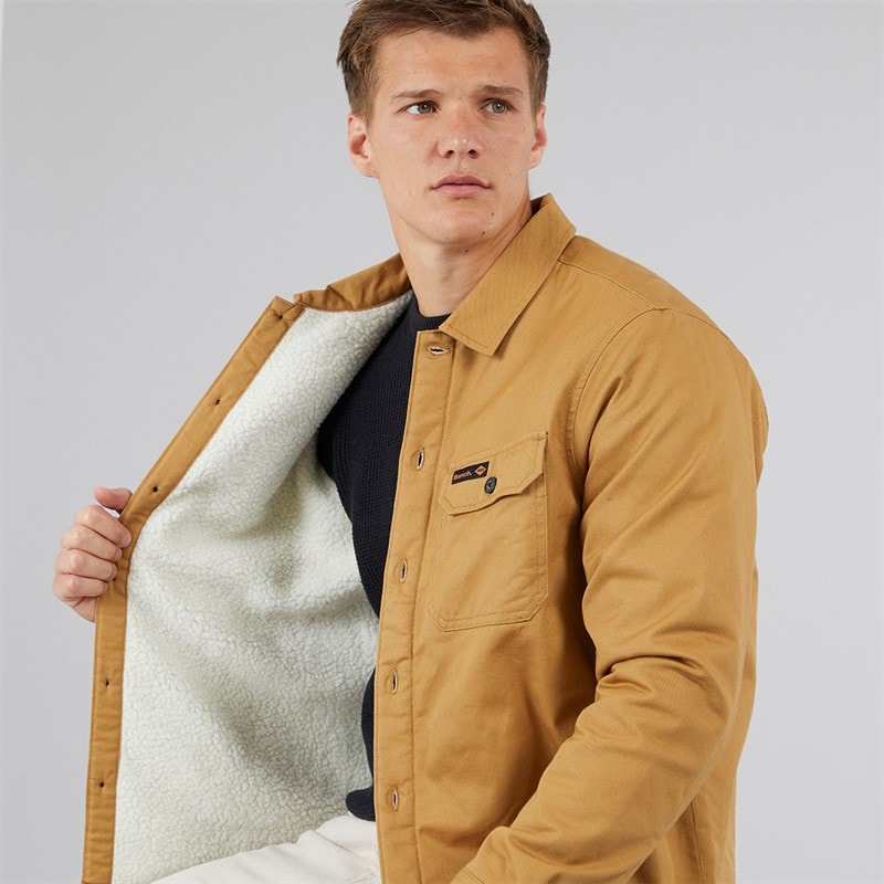 Bench Chemise de travail Homme Merrin Borg marron camel - Image 3