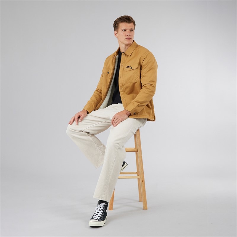 Bench Chemise de travail Homme Merrin Borg marron camel - Image 4