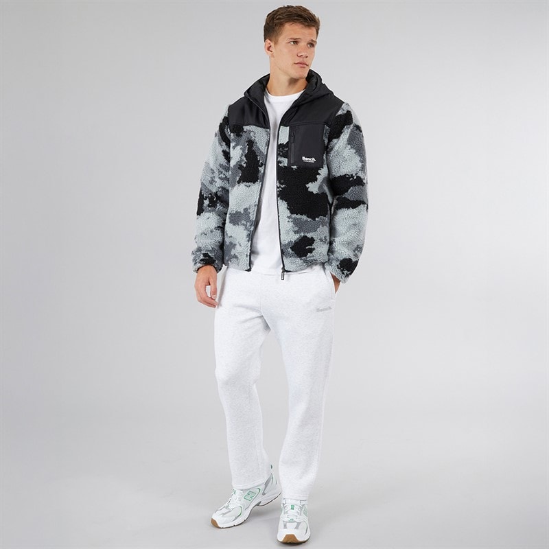 Bench Heren Riota Joggingbroek Open Zoom Licht Grijs Gemêleerd - Afbeelding 3