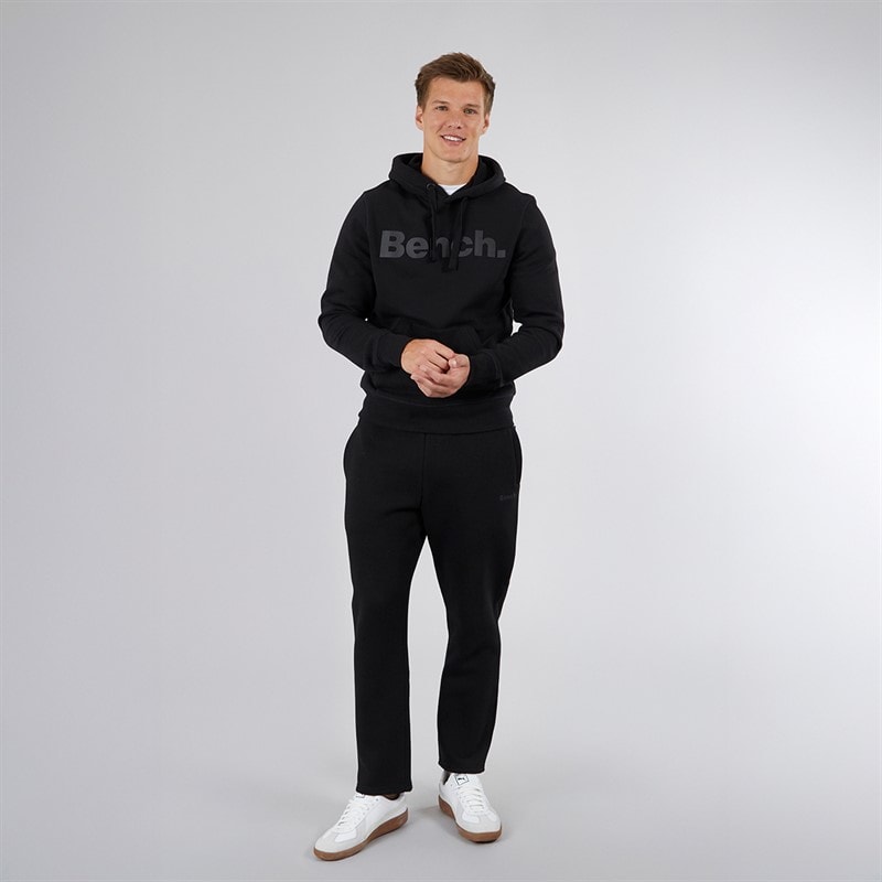Bench Herren Riota Jogginghose Schwarz mit offenem Saum - Bild 3