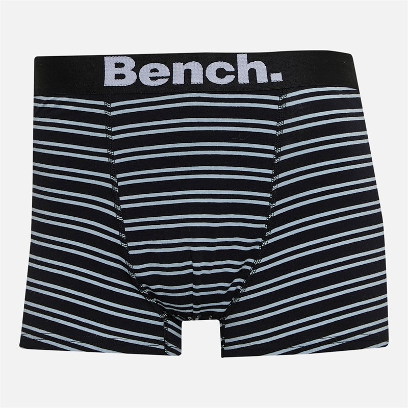 Bench Geyord trójpak bokserek dla niego kolor Ecru Aop/Teal/Yarn Dyed Stripes – zdjęcie  2