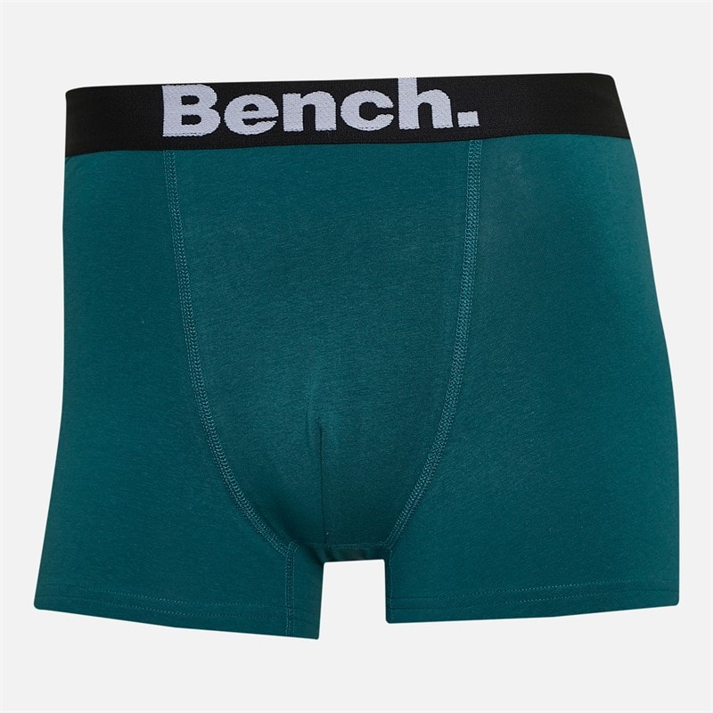 Bench Geyord trójpak bokserek dla niego kolor Ecru Aop/Teal/Yarn Dyed Stripes – zdjęcie  3