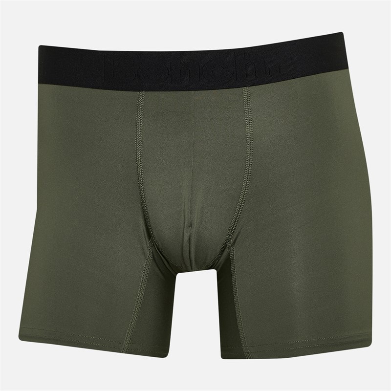 Bench Herren Veriato 3er-Pack Mikrofaser Boxershorts Schwarz/Khaki/Steel Grey - Bild 2