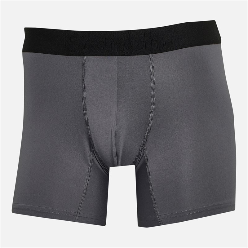 Bench Herren Veriato 3er-Pack Mikrofaser Boxershorts Schwarz/Khaki/Steel Grey - Bild 3