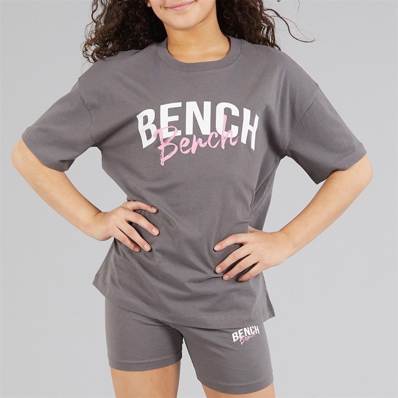 Bench Ensemble short et t-shirt Vexlo Fille Charcoal - Image 3
