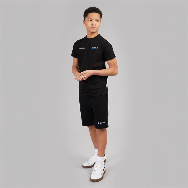 Bench Ensemble t-shirt et short Biller Garçon Noir - Image 4