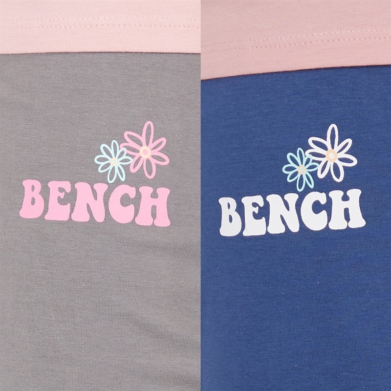 Bench Legginsy dwupak dla dziewczynki szary marglowy/granatowy kolor Grey Marl / Navy – zdjęcie  3