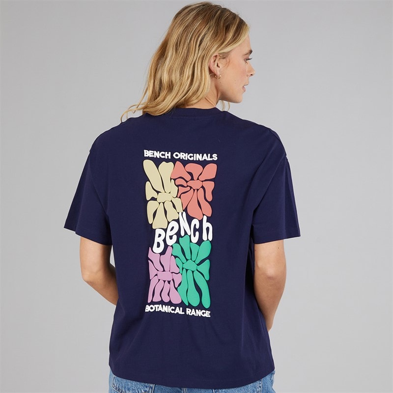 Bench T-shirt oversize Sarrine Femme Deep Navy - Image 3