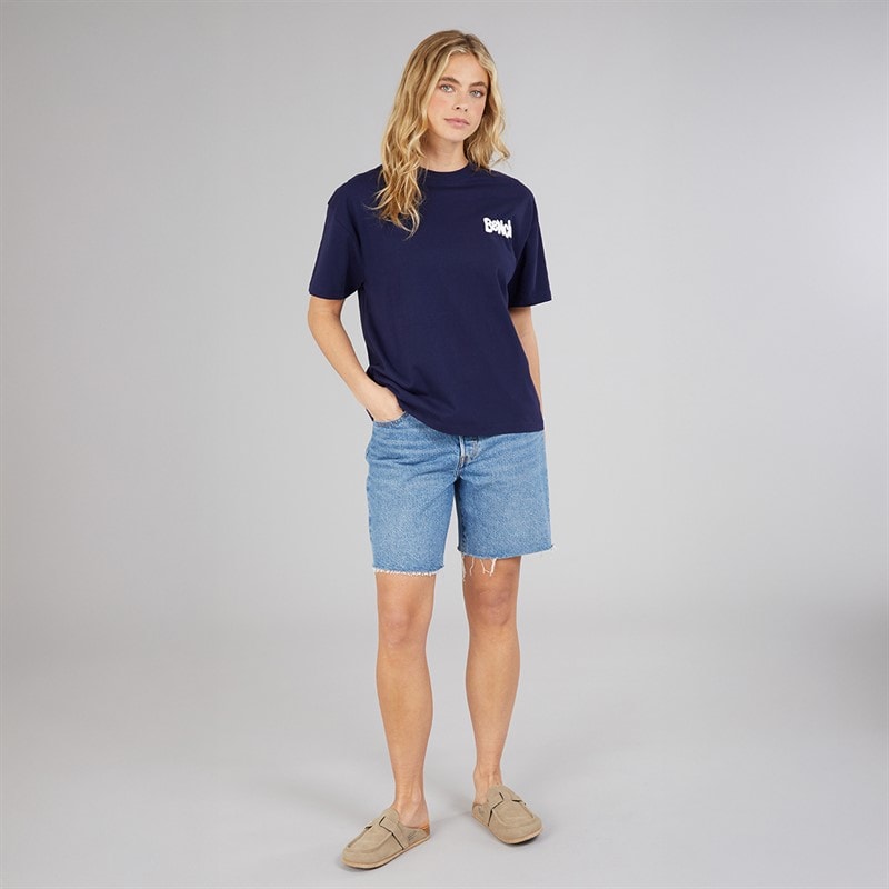 Bench T-shirt oversize Sarrine Femme Deep Navy - Image 4