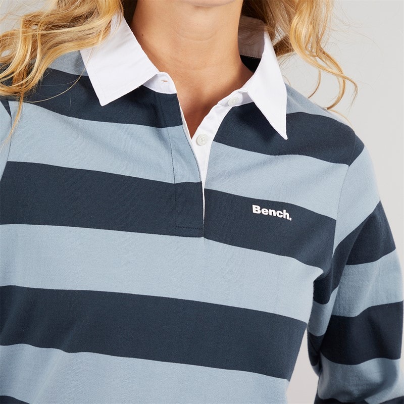 Bench Chemise de rugby Wendren Femme Bleu Marine/Bleu poudre Navy / Dusky Blue - Image 3