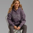 Bench Sweat à Capuche oversize Riddy Femme Dusted Grapes