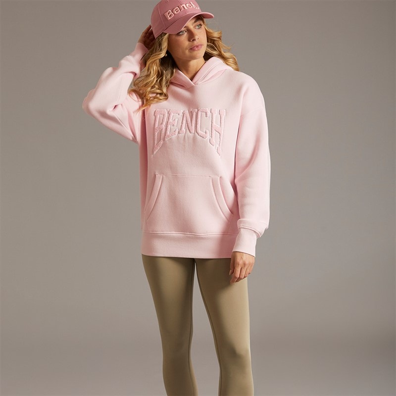 Bench Sweat à Capuche oversize Riddy Femme Pink Frost - Image 5