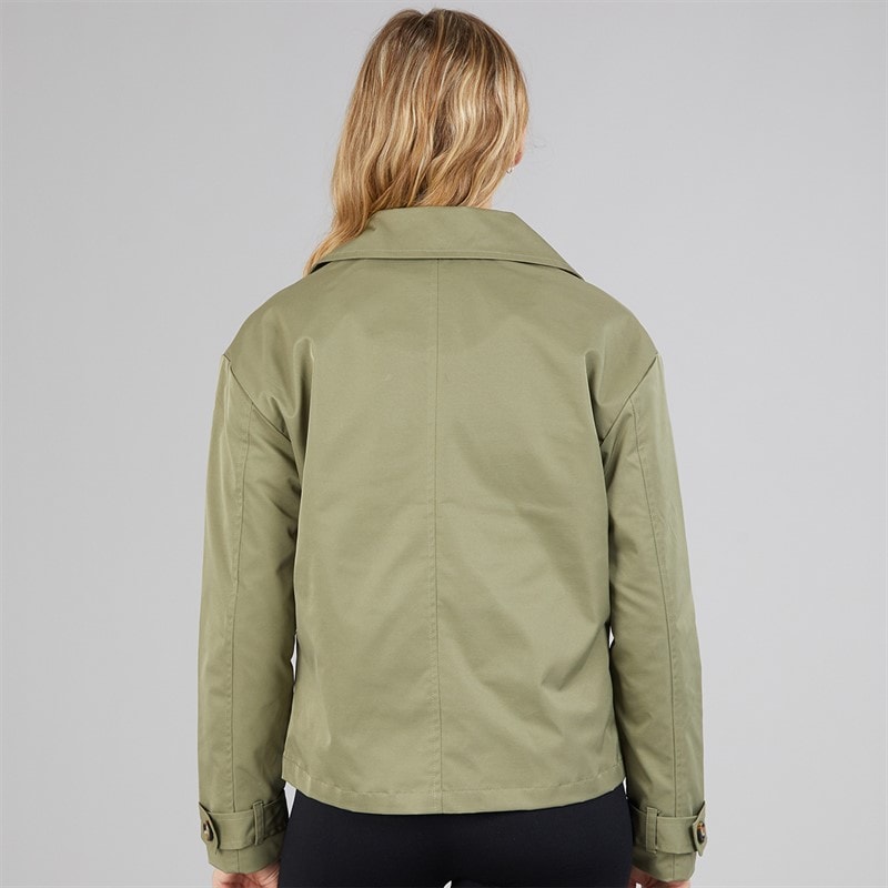 Bench Damen Hüftlange Trenchcoat Khaki - Bild 2