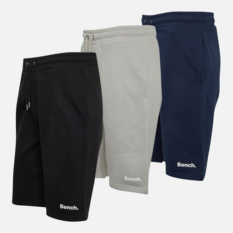 Bench Heren Bavela Drie Pack Shorts Zwart/Frost Grey/Navy - Afbeelding 1