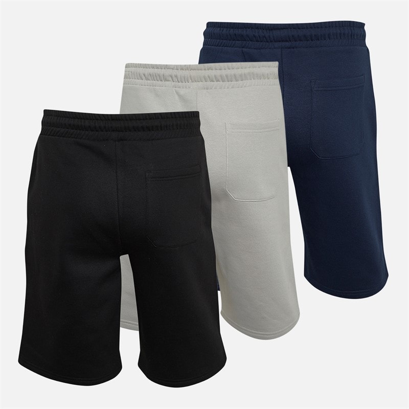 Bench Heren Bavela Drie Pack Shorts Zwart/Frost Grey/Navy - Afbeelding 3