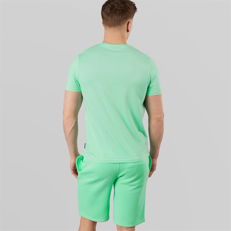 Bench Ensemble T-shirt et short Nuvero Homme Deep Mint - Image 2