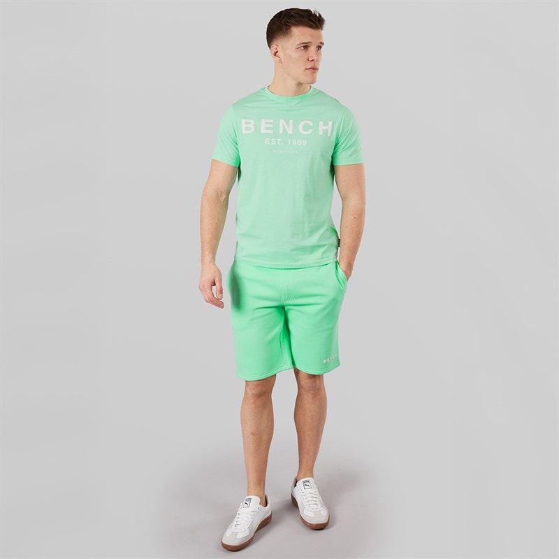Bench Ensemble T-shirt et short Nuvero Homme Deep Mint - Image 4