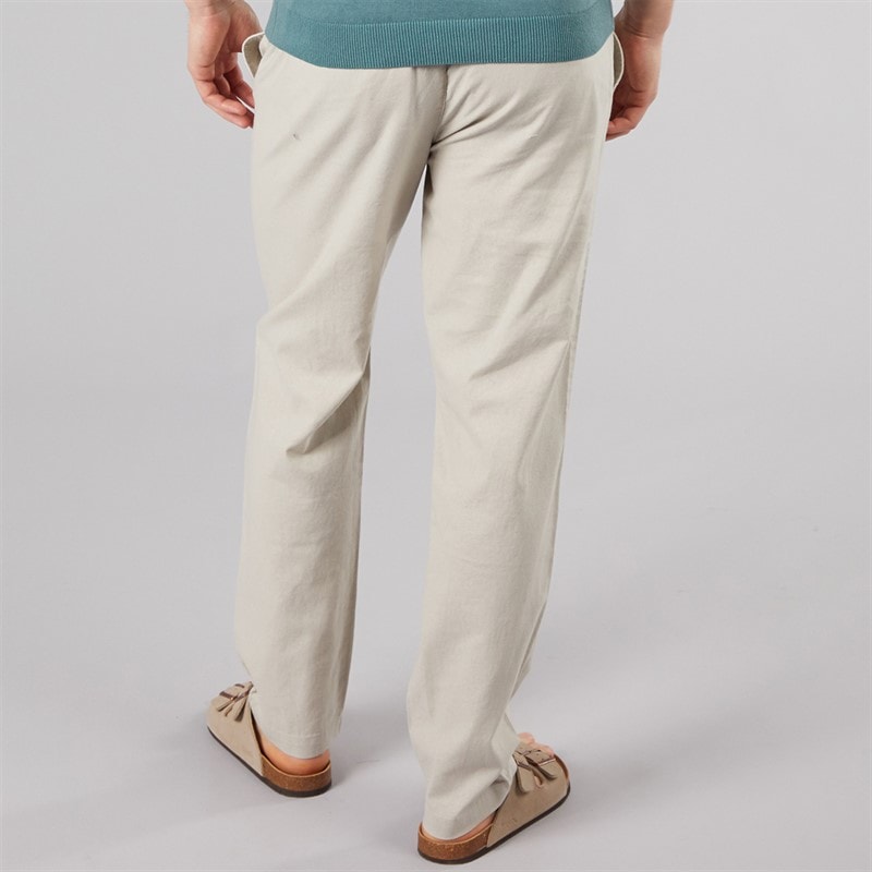 Bench Heren Semand Linnenmix Broek Sand - Afbeelding 2