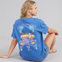 Bench Dames Craya T-shirt Cobalt Blue