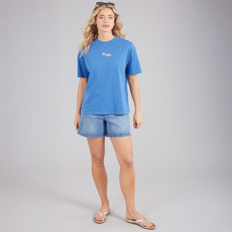 Bench Dames Craya T-shirt Cobalt Blue - Afbeelding 4
