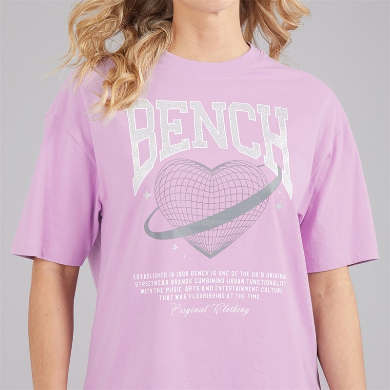 Bench Jilen T-shirt dla niej kolor Lilac Breeze – zdjęcie  3