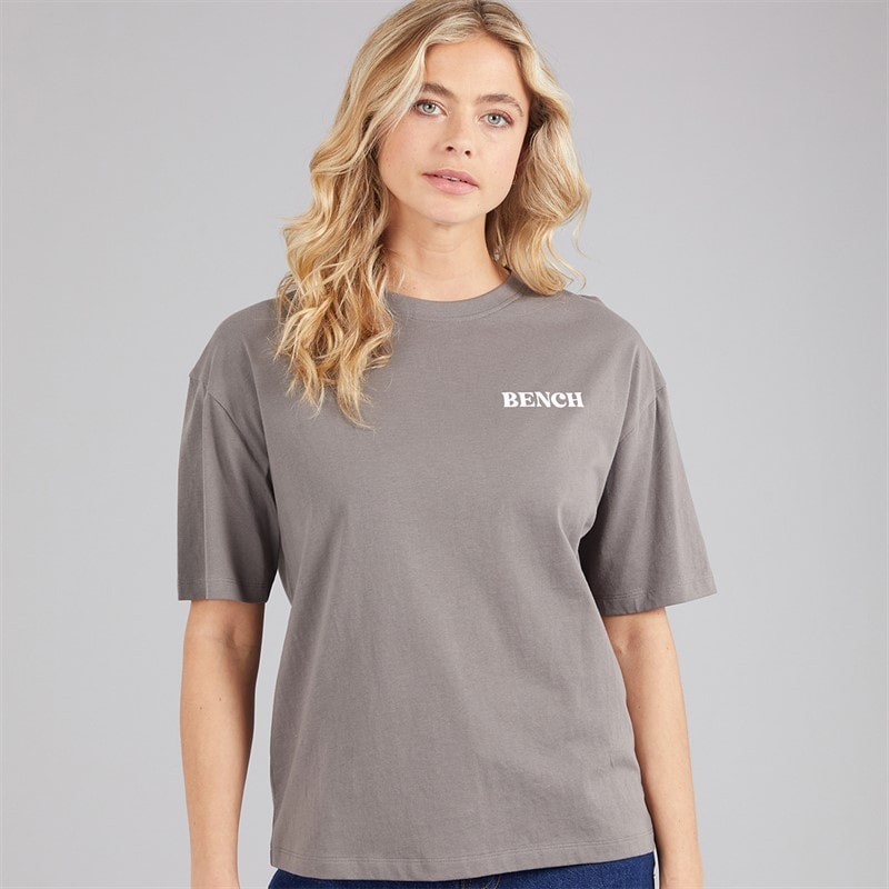 Bench Dames Reisy T-shirt Charcoal - Afbeelding 2