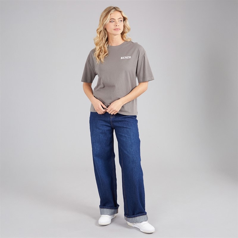 Bench Dames Reisy T-shirt Charcoal - Afbeelding 4